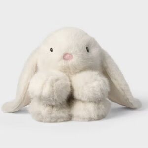 5.5'' White Bunny Stuffed Animal - Gigglescape